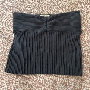 navy blue tube top - LA hearts